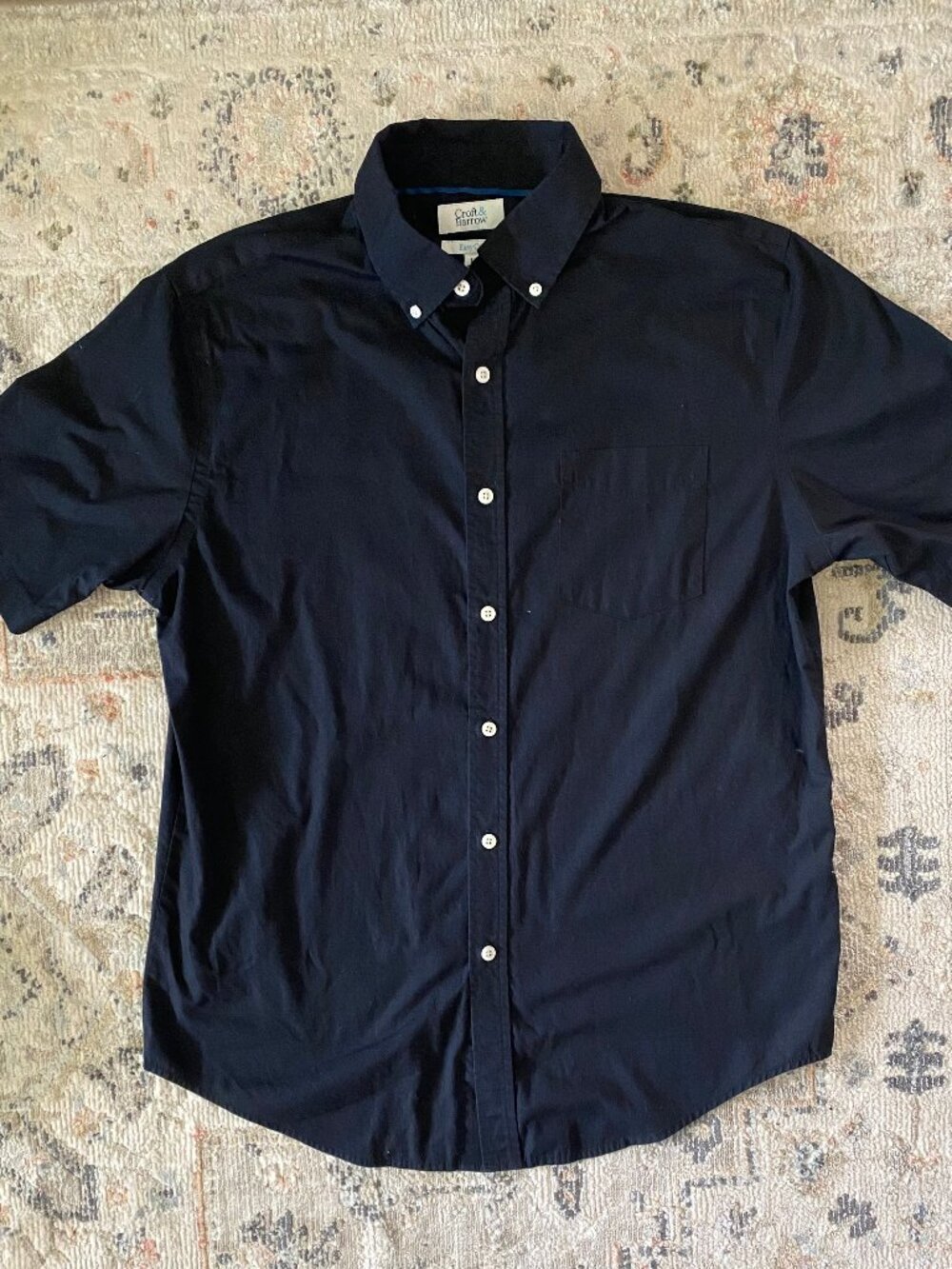 Croft & Barrow Easy Care black button down